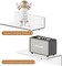 Clear Acrylic Floating Shelves 4 Pack, Wall Mounted Shelves with Free Tool and Accessories